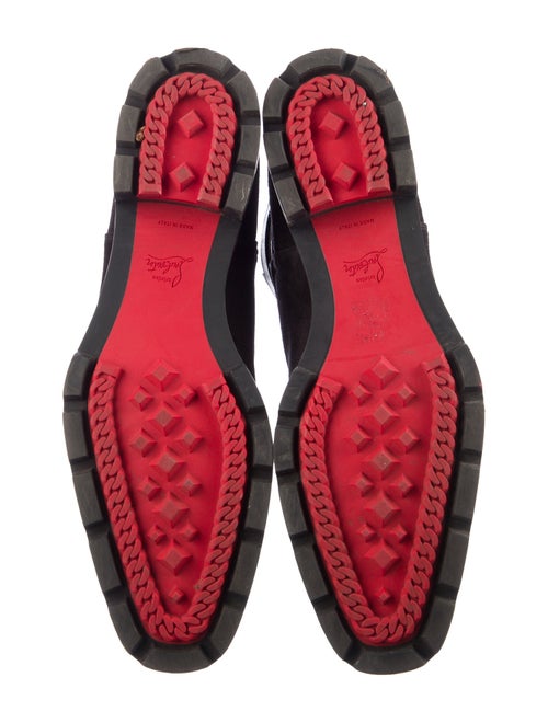 Christian Louboutin Suede Wedge Sneakers