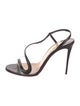 Christian Louboutin Leather Slingback Sandals