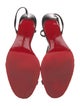 Christian Louboutin Leather Slingback Sandals