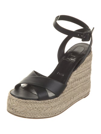 Christian Louboutin Leather Espadrilles