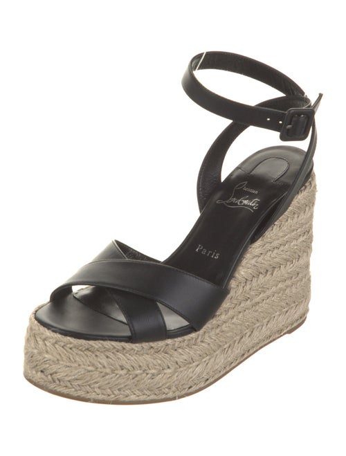 Christian Louboutin Leather Espadrilles