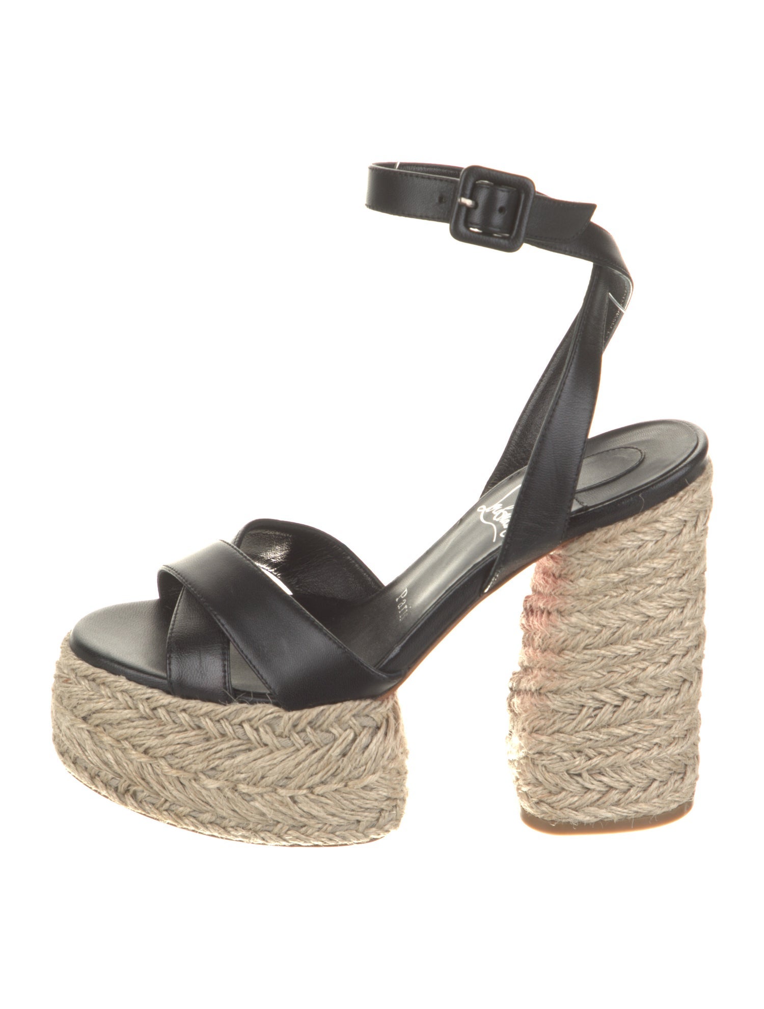 Christian Louboutin Leather Espadrilles