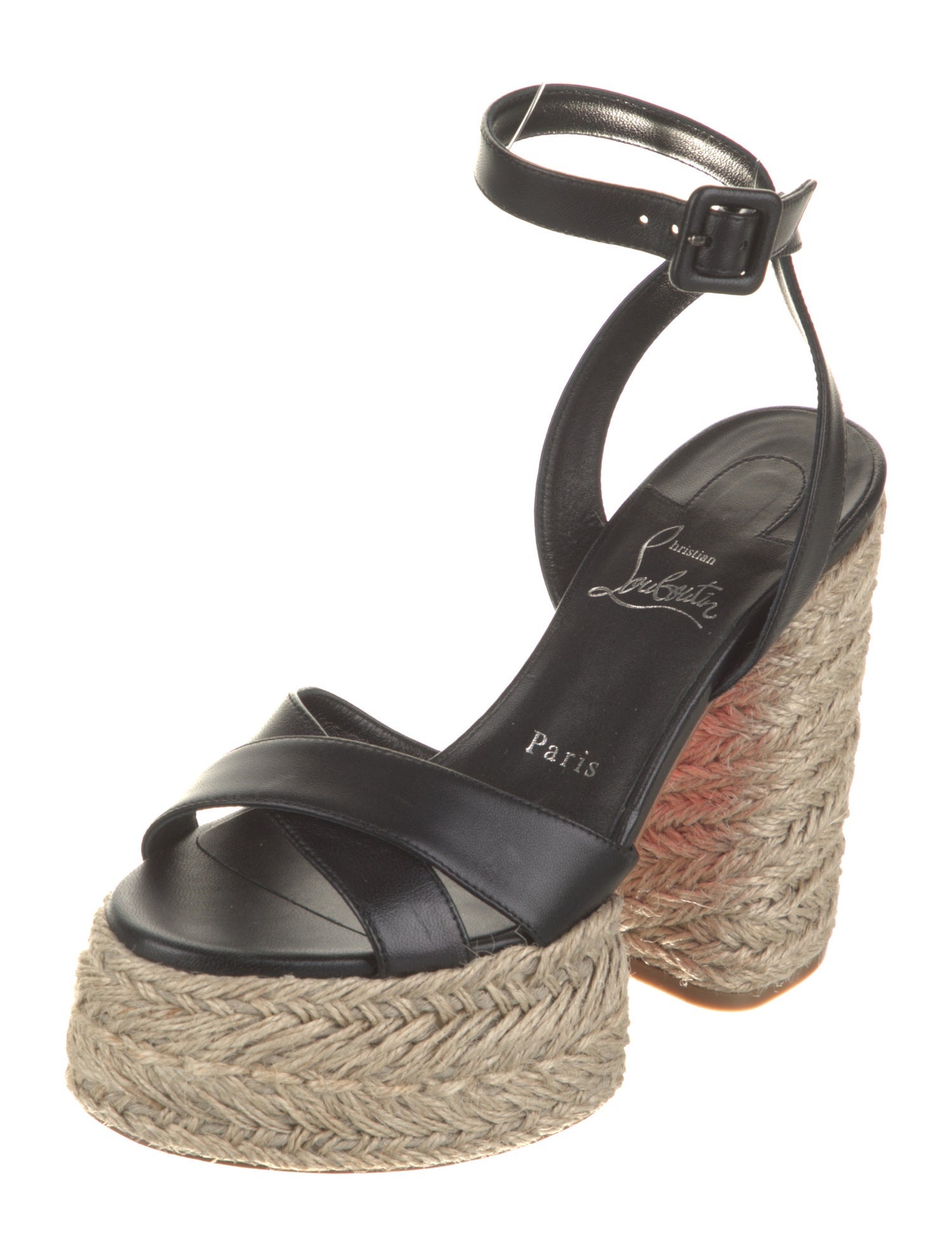 Christian Louboutin Leather Espadrilles