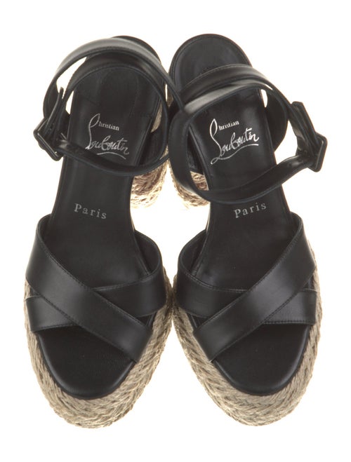 Christian Louboutin Leather Espadrilles