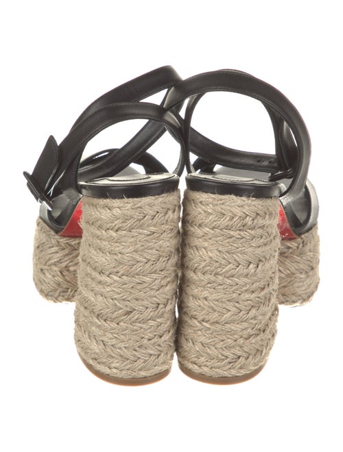 Christian Louboutin Leather Espadrilles