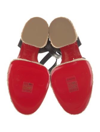 Christian Louboutin Leather Espadrilles