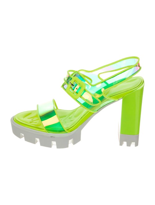 Christian Louboutin PVC Slingback Sandals