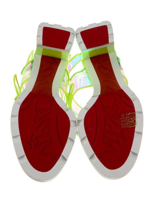 Christian Louboutin PVC Slingback Sandals