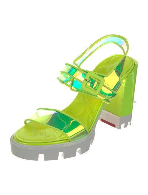 Christian Louboutin PVC Slingback Sandals