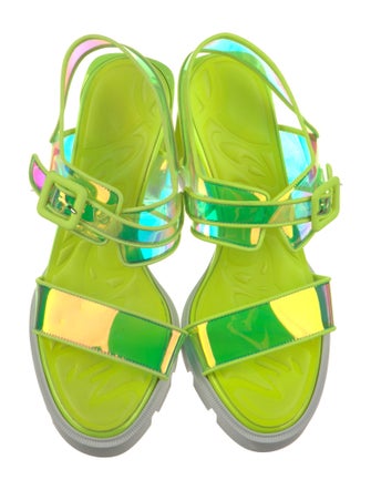 Christian Louboutin PVC Slingback Sandals