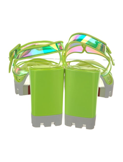 Christian Louboutin PVC Slingback Sandals