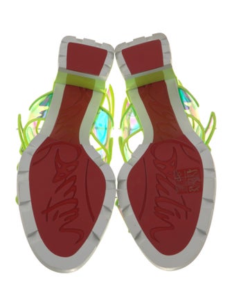 Christian Louboutin PVC Slingback Sandals