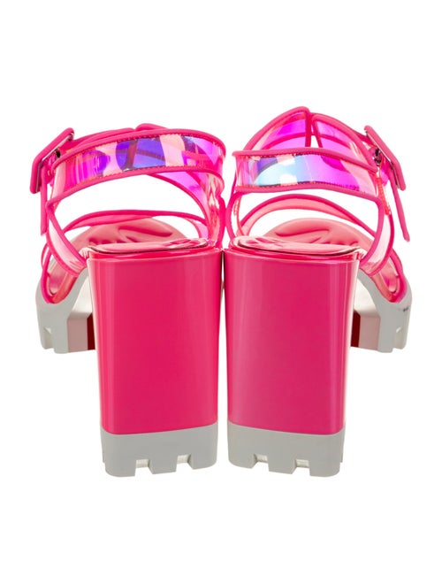 Christian Louboutin Leather Slingback Sandals