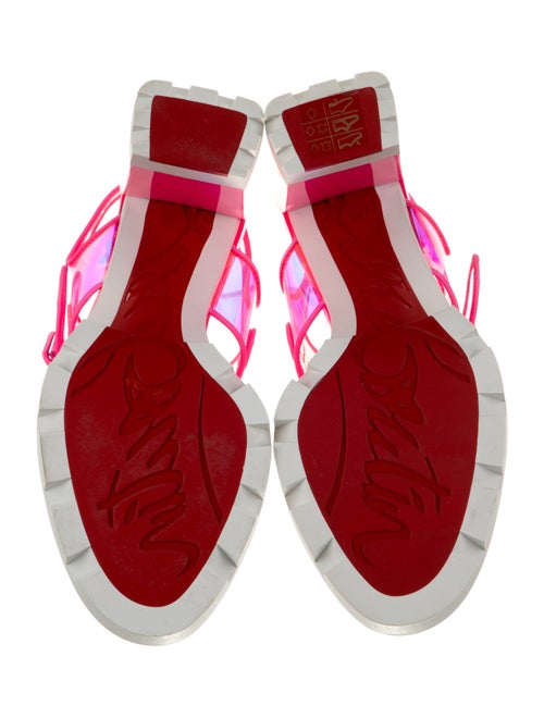 Christian Louboutin Leather Slingback Sandals