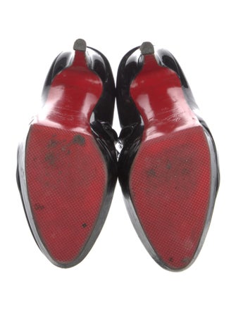 Christian Louboutin Patent Leather Mules