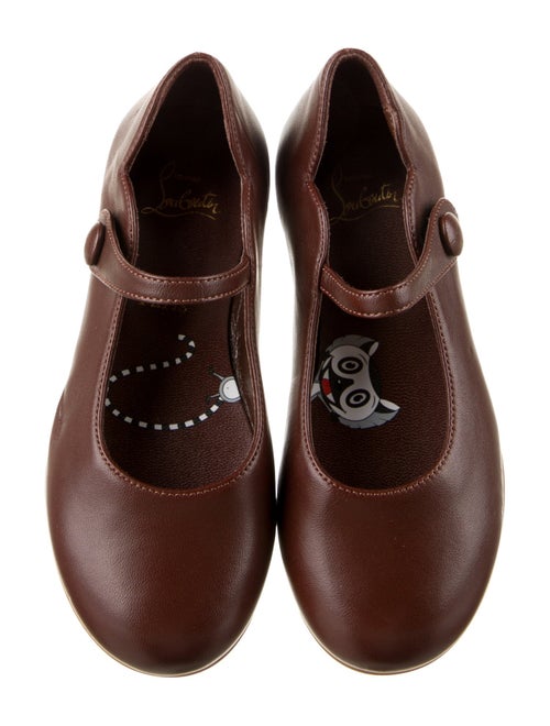 Christian Louboutin Girls' Leather Ballet Flats