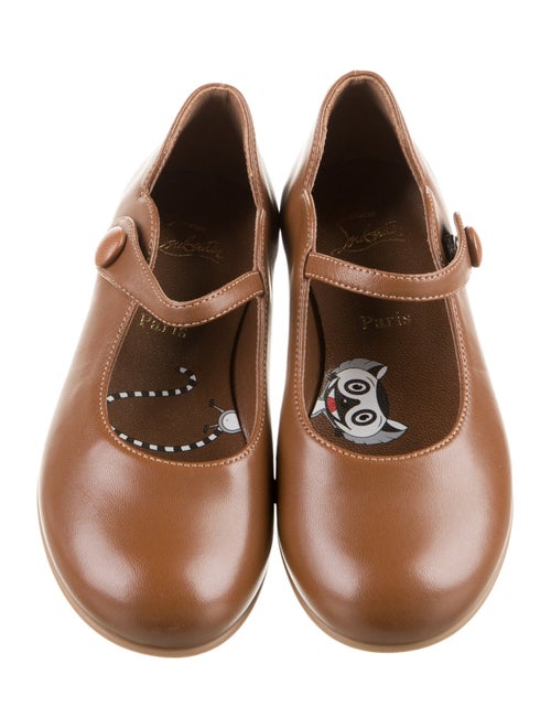 Christian Louboutin Girls' Leather Ballet Flats