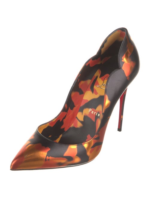Christian Louboutin Leather Printed Pumps
