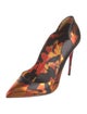 Christian Louboutin Leather Printed Pumps