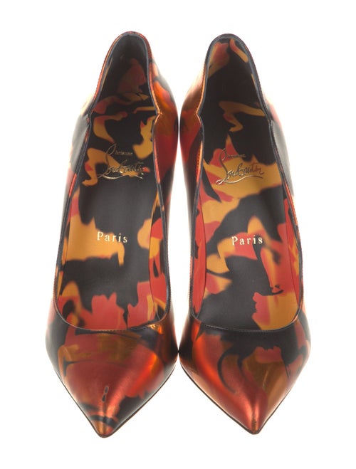 Christian Louboutin Leather Printed Pumps
