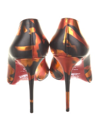 Christian Louboutin Leather Printed Pumps