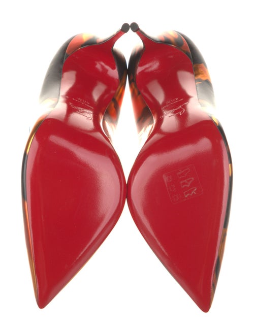 Christian Louboutin Leather Printed Pumps
