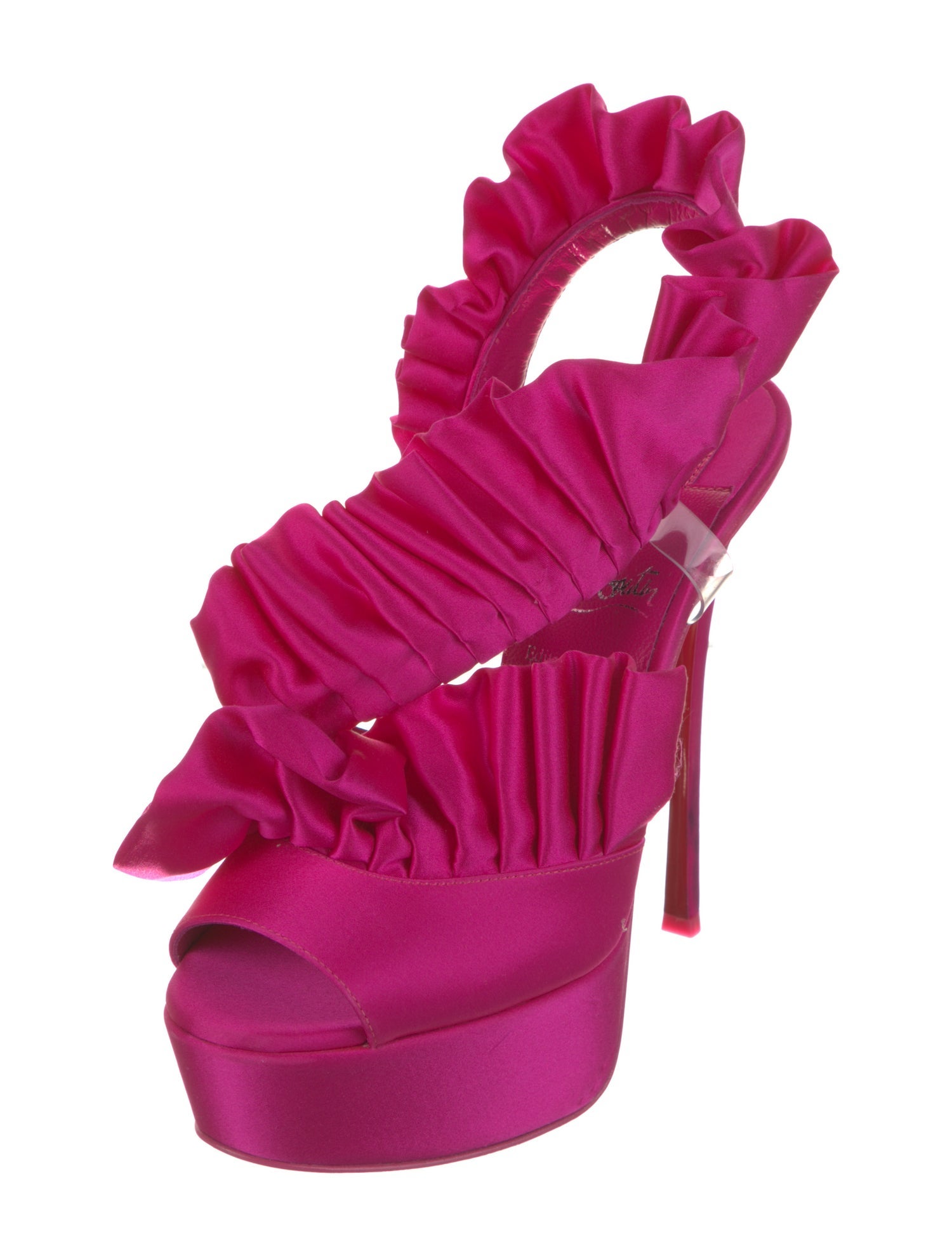 Christian Louboutin Satin Sandals