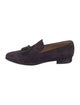 Christian Louboutin Suede Tassel Accents Loafers
