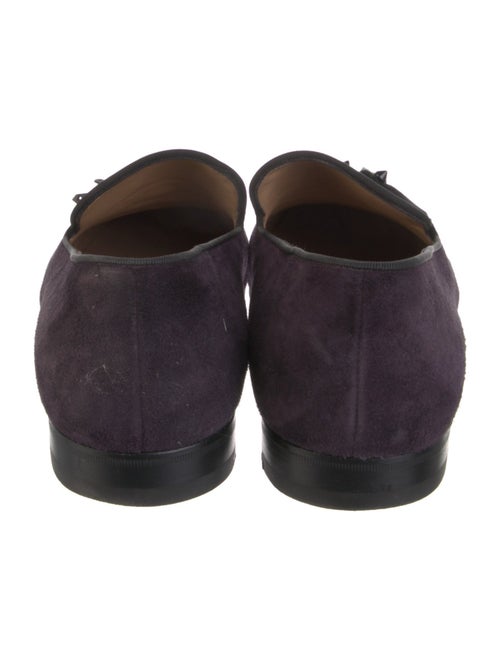 Christian Louboutin Suede Tassel Accents Loafers