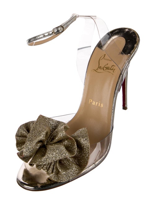 Christian Louboutin PVC Patterned Slides