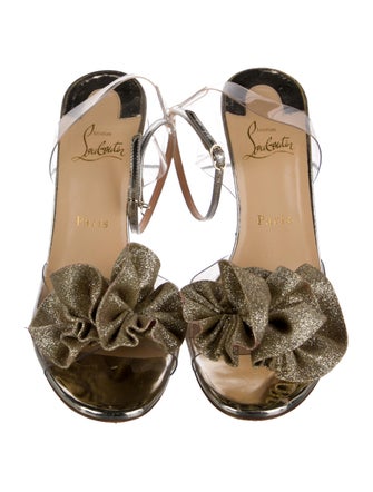 Christian Louboutin PVC Patterned Slides