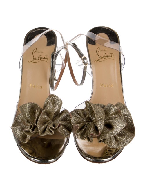 Christian Louboutin PVC Patterned Slides