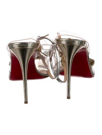 Christian Louboutin PVC Patterned Slides