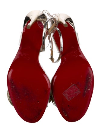 Christian Louboutin PVC Patterned Slides