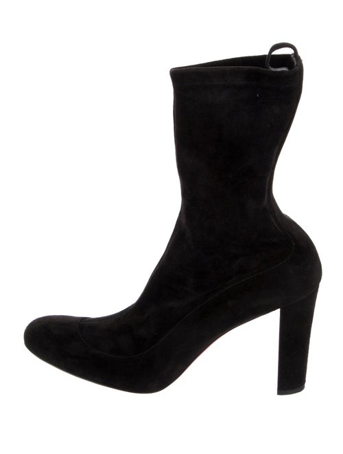 Christian Louboutin Suede Sock Boots