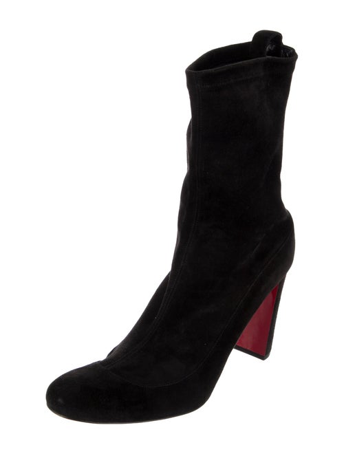 Christian Louboutin Suede Sock Boots