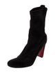 Christian Louboutin Suede Sock Boots