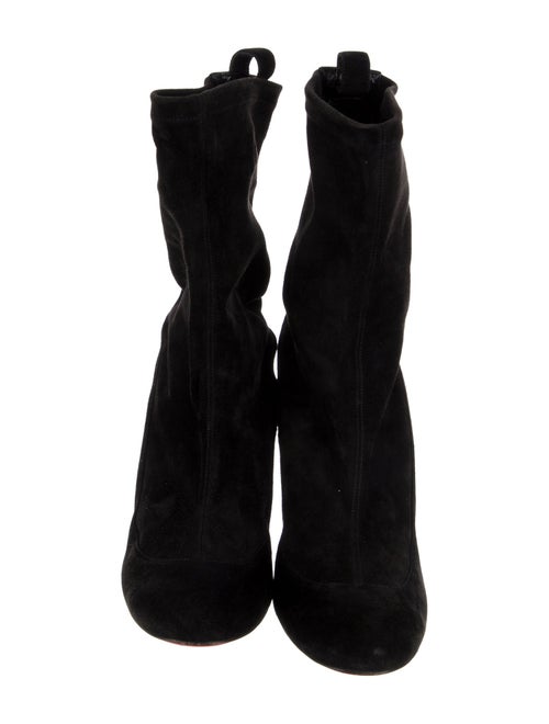 Christian Louboutin Suede Sock Boots