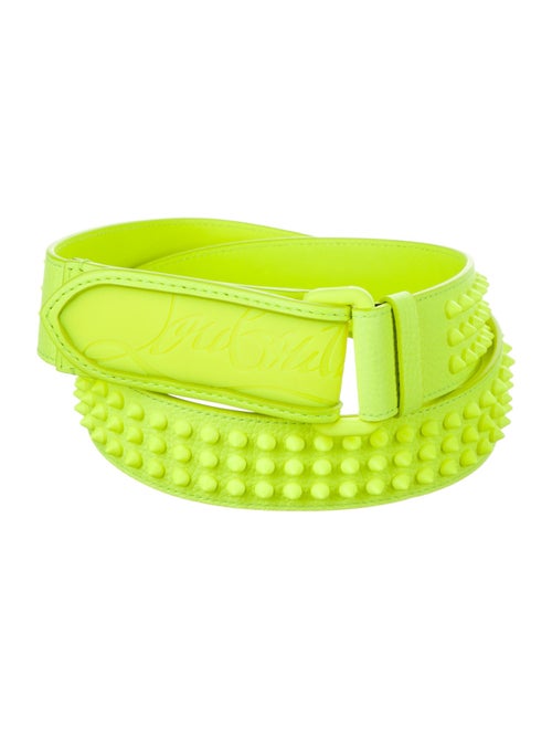 Christian Louboutin Leather Studded Accents Belt