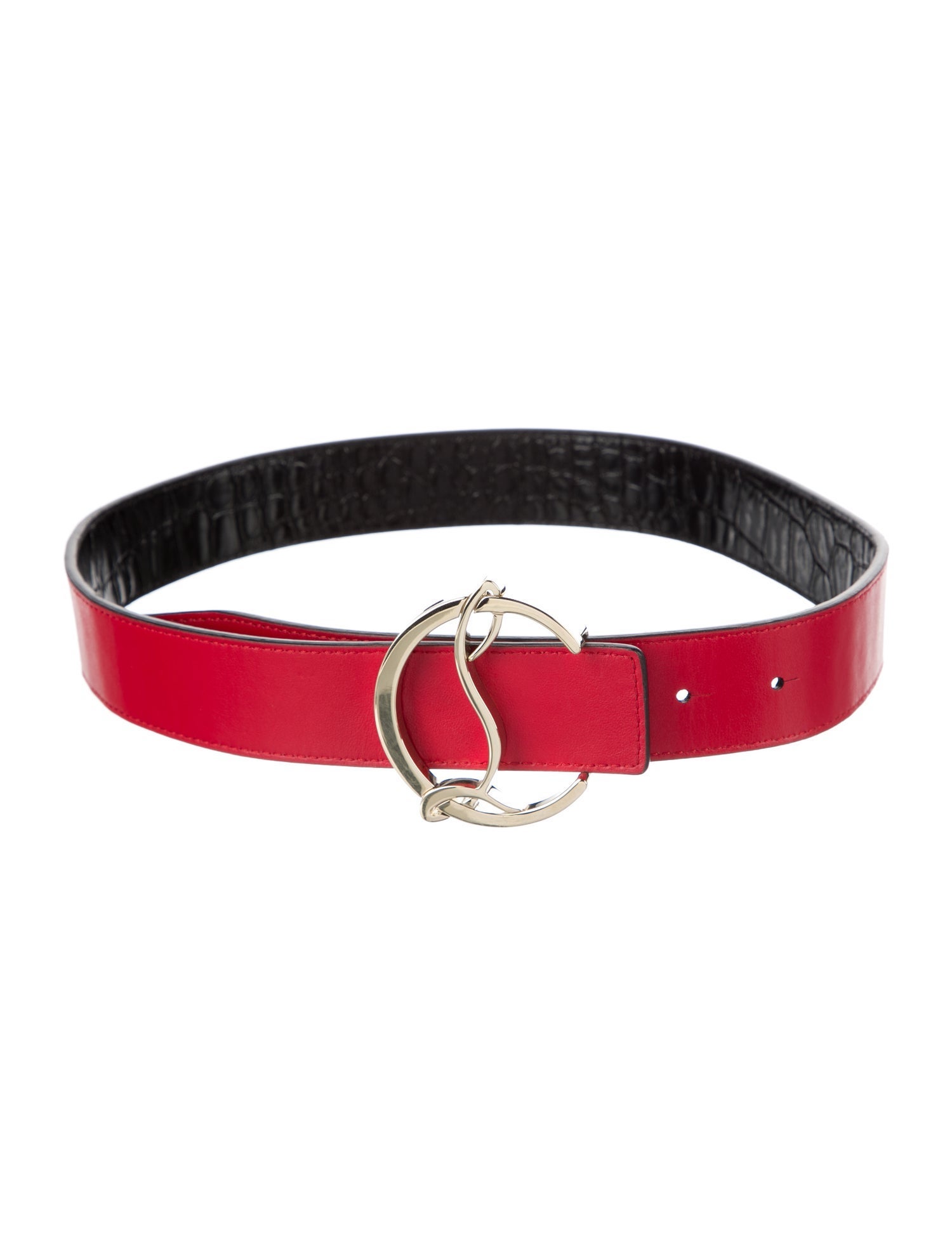 Christian Louboutin Crocodile Belt