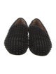 Christian Louboutin Spike Accents Suede Loafers