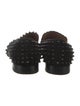 Christian Louboutin Spike Accents Suede Loafers