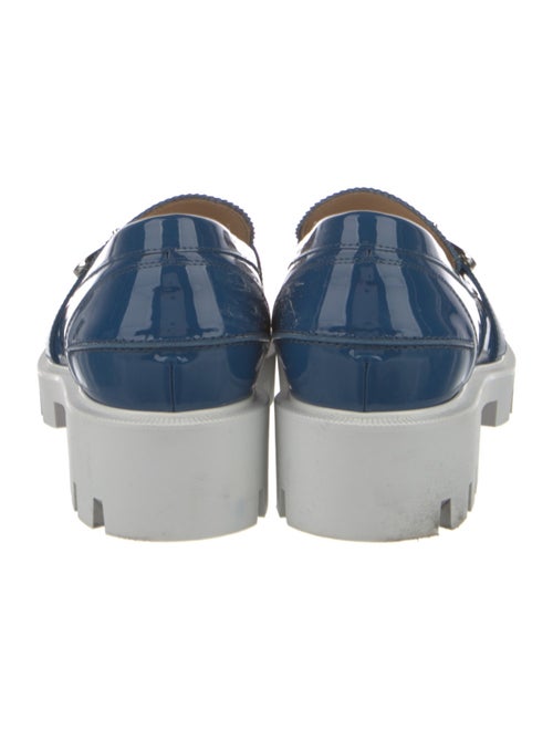 Christian Louboutin Patent Leather Colorblock Pattern Pumps