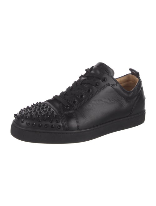 Christian Louboutin Spike Accents Leather Sneakers