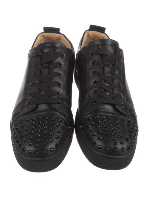 Christian Louboutin Spike Accents Leather Sneakers