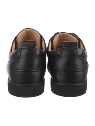 Christian Louboutin Spike Accents Leather Sneakers
