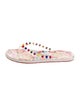 Christian Louboutin Spike Accents PVC Flip Flops