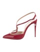 Christian Louboutin Patent Leather T-Strap Pumps