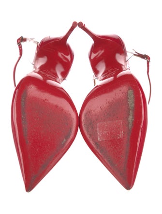 Christian Louboutin Patent Leather T-Strap Pumps