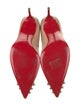 Christian Louboutin Spike Accents Leather Pumps